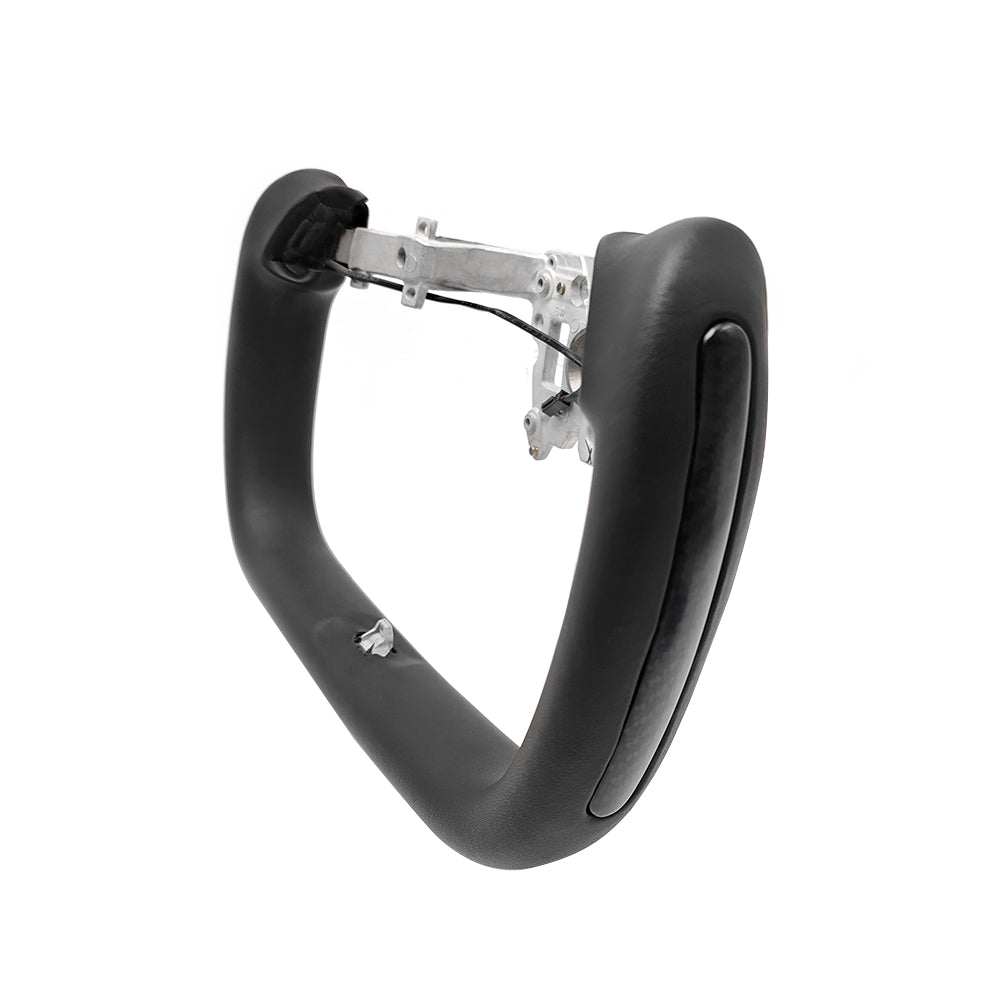 2025+ Tesla Model Y Juniper Yoke Steering Wheel Premium Heated Nappa/Alcatara Steering Wheel Upgrade | Tlyard