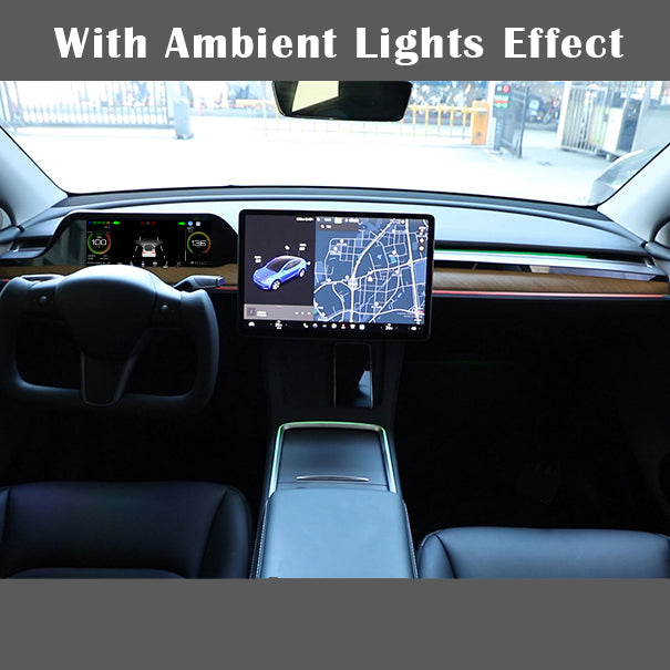 Integrerad Dash cover Display Dashboard för modell 3 & Y
