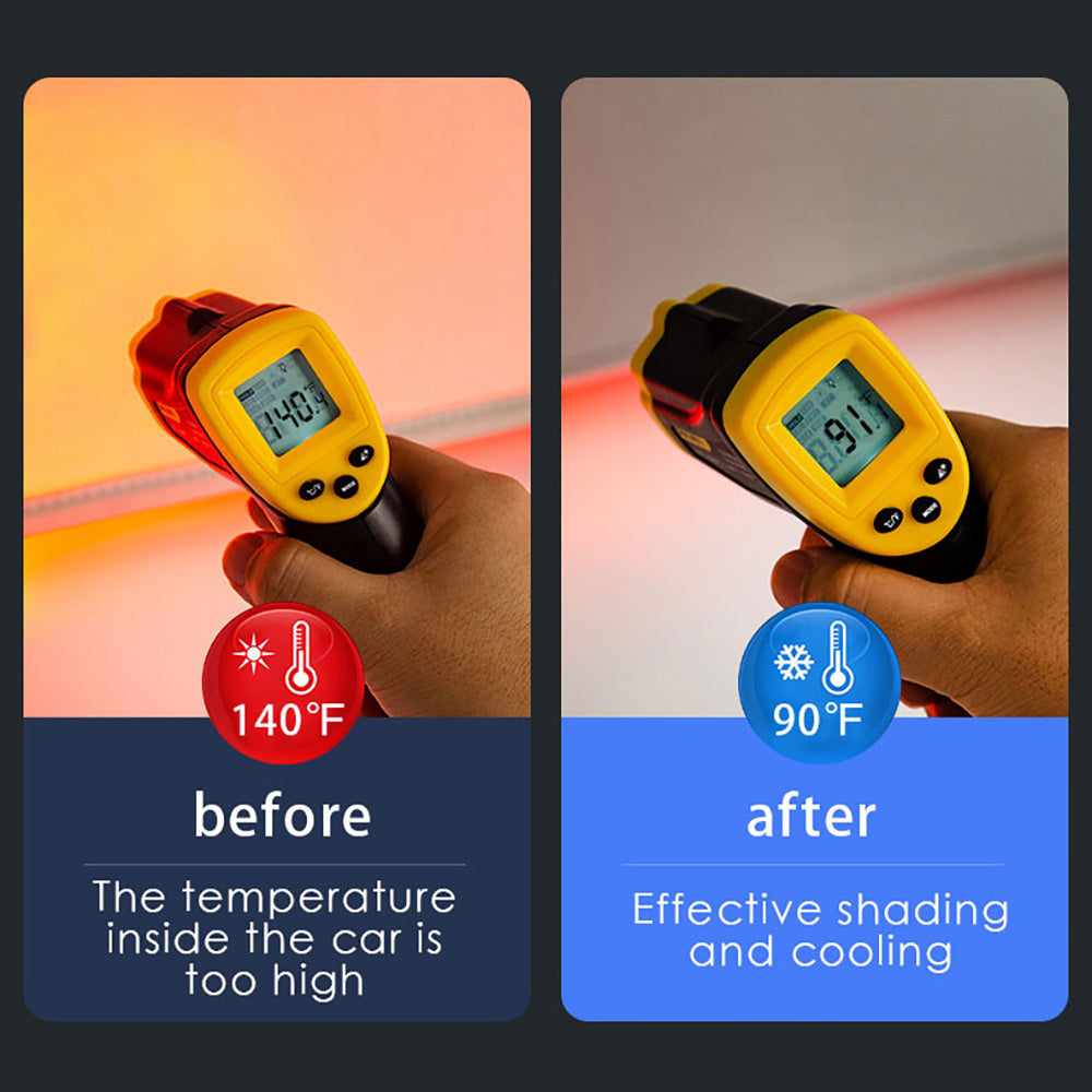 Model 3 &; Y Adsorbție electrostatică Parasolar Umbrire acoperiș Protecție solară