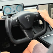 Anpassad Yoke Styrhjul för Tesla modell 3/ Y