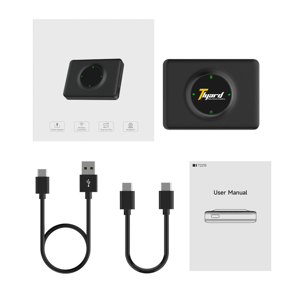 Tesla Wireless CarPlay Android Auto Adapter Box 2.4G + 5G Wifi voor Model 3 & Y & S & X