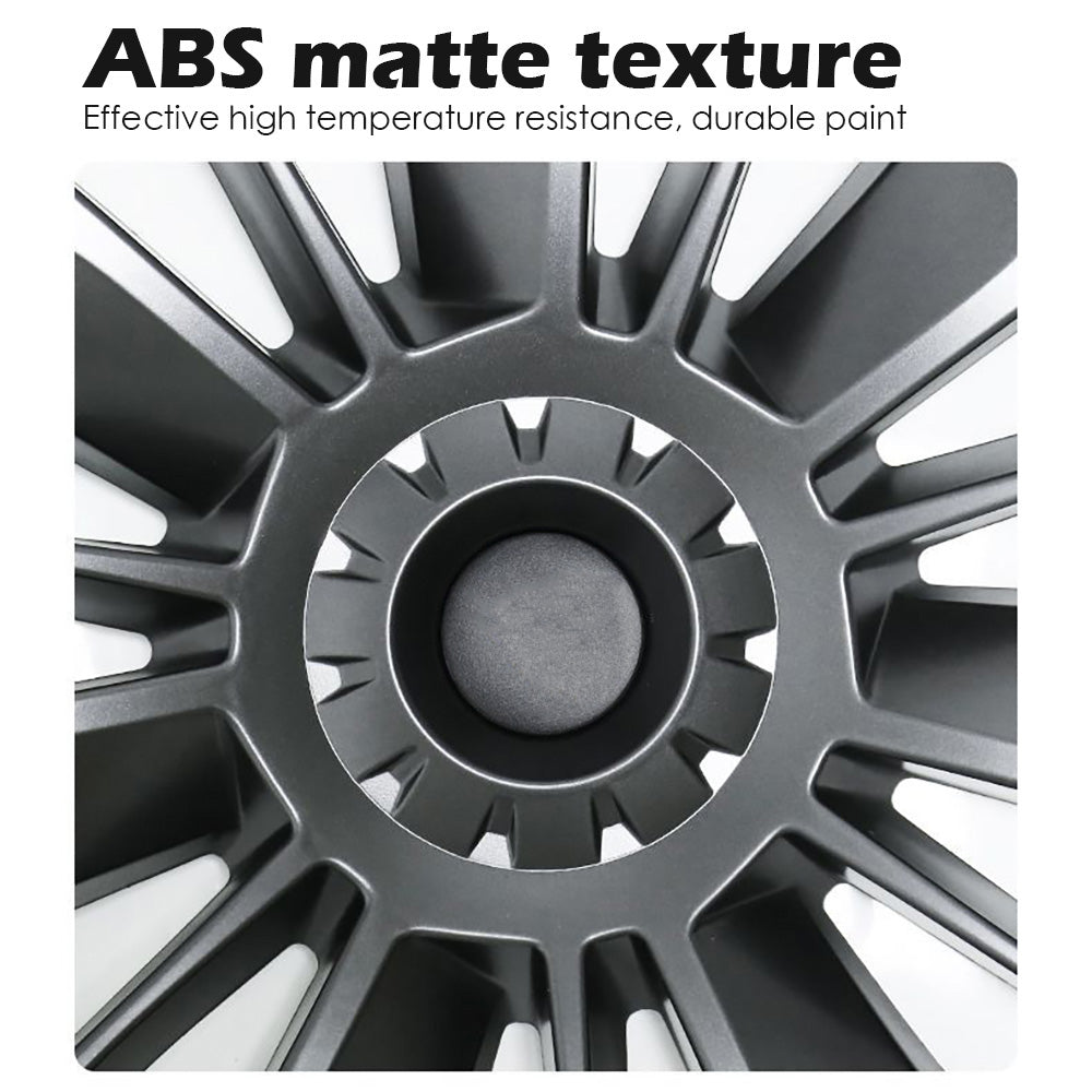 El modelo Y de Tesla Uberturbine rueda cubre los casquillos de rueda Hubcap 19 pulgadas 4 PCS