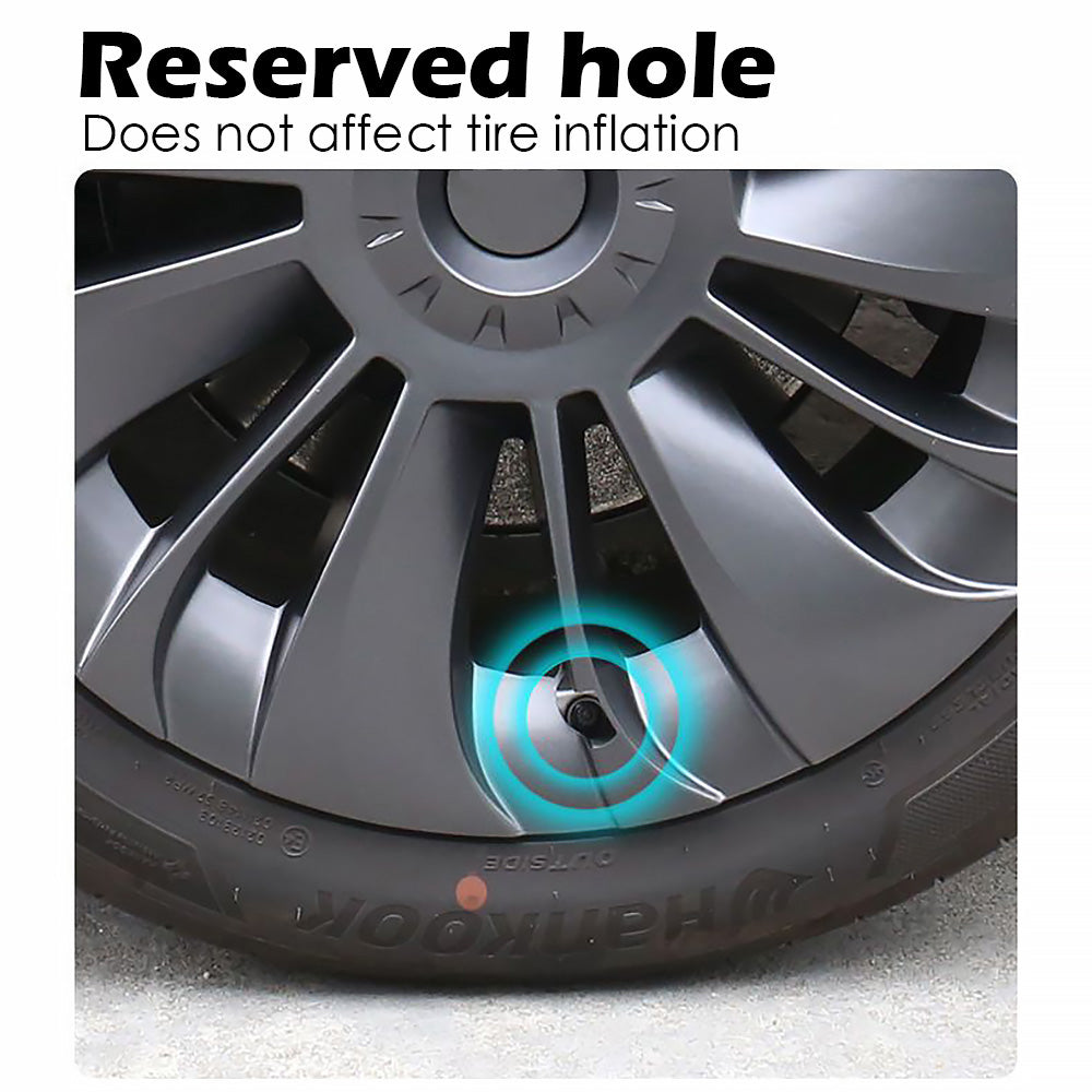 El modelo Y de Tesla Uberturbine rueda cubre los casquillos de rueda Hubcap 19 pulgadas 4 PCS