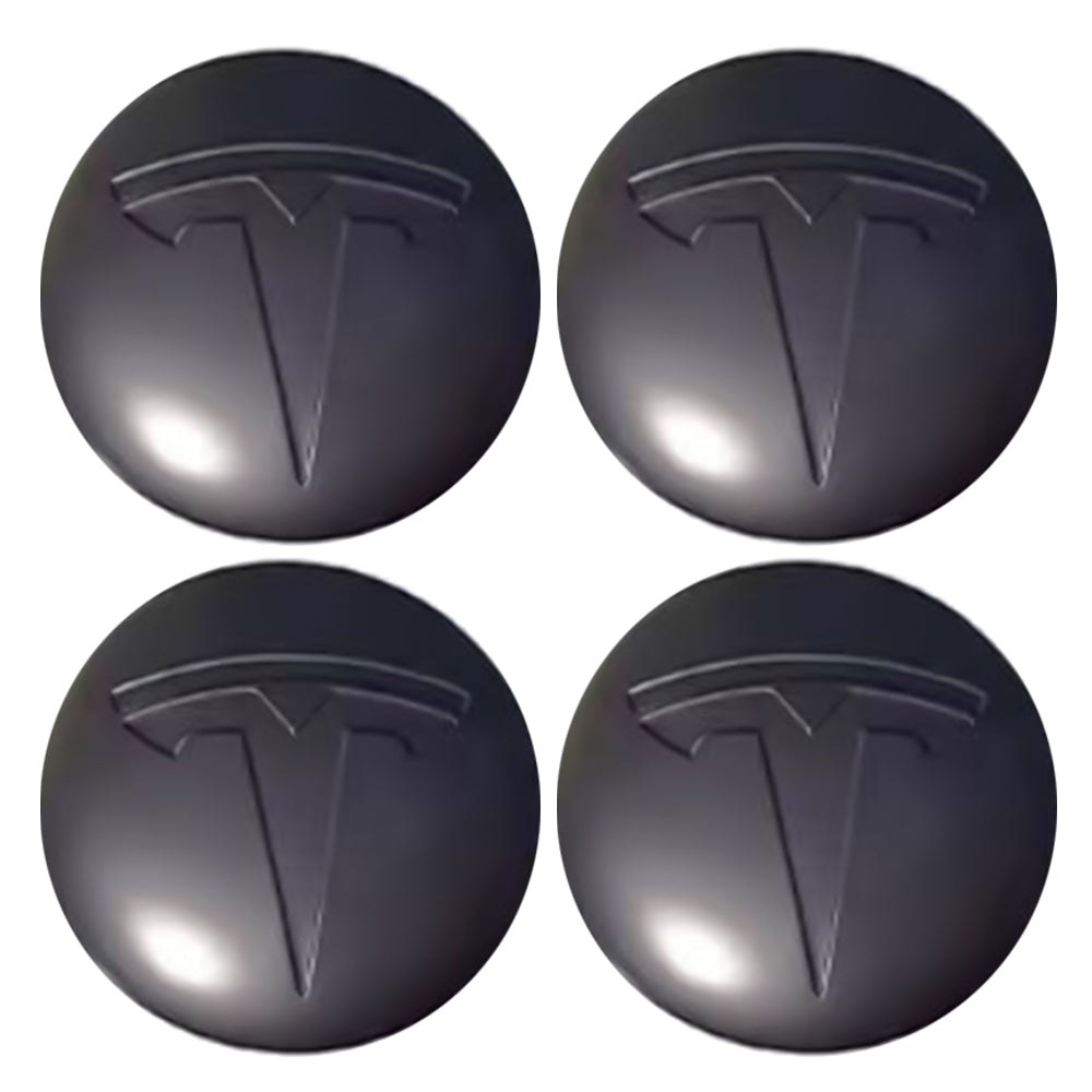 Tesla Logo 4 PCS Hubcaps Center Cover For Model 3 & Y & 3 Highland & Y Juniper