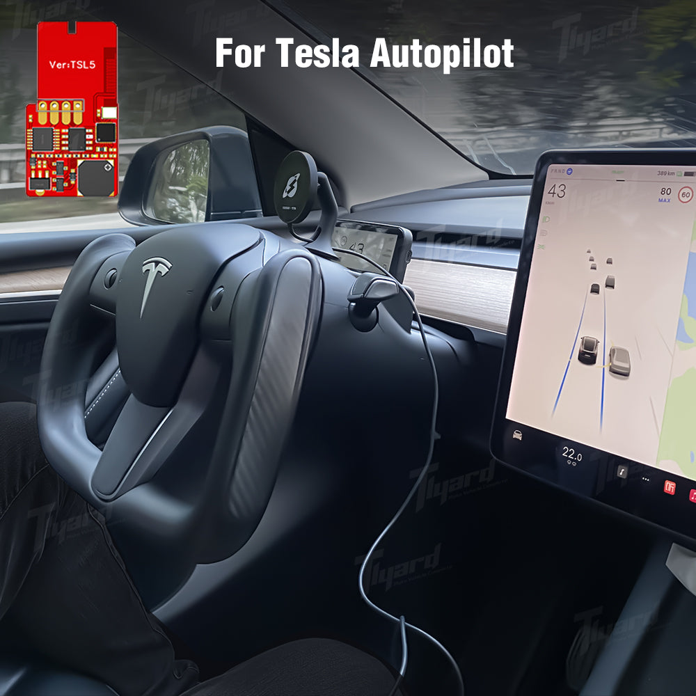 Tesla FSD Autopilot Assist Auxiliary Chip AP Nag Elimination Model 3/Y/S/X/Cybertruck Module Steering Wheel