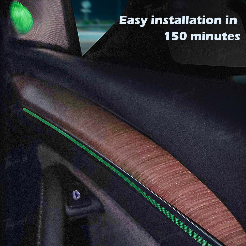 Model 3 & Y Interior laser lumini ambient 128 RGB Culori LED-uri Tesla Atmosfera