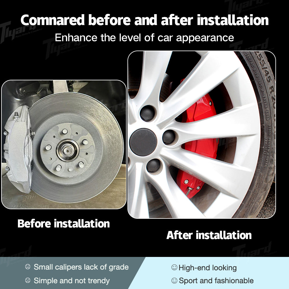 Premium Break Caliper Covers for Tesla Model X/S Aero Enhancement