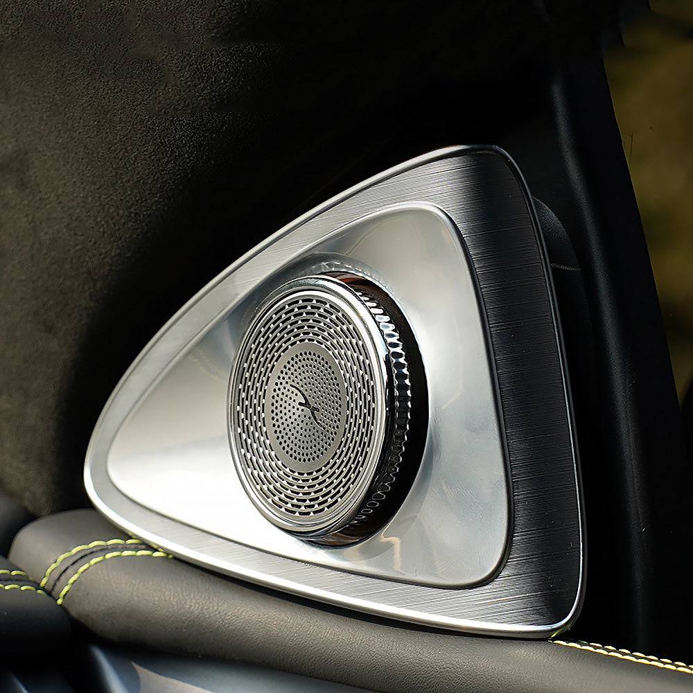 Tesla 4D roterende horn hoveddørhøjttaler Højfrekvent lydhøjttaler med LED-lys