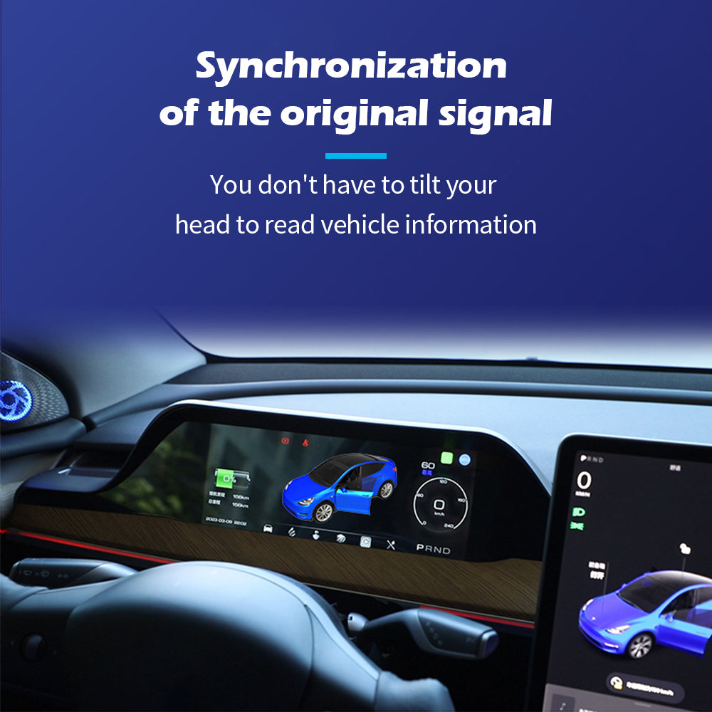 Integrerad Dash cover Display Dashboard för modell 3 & Y