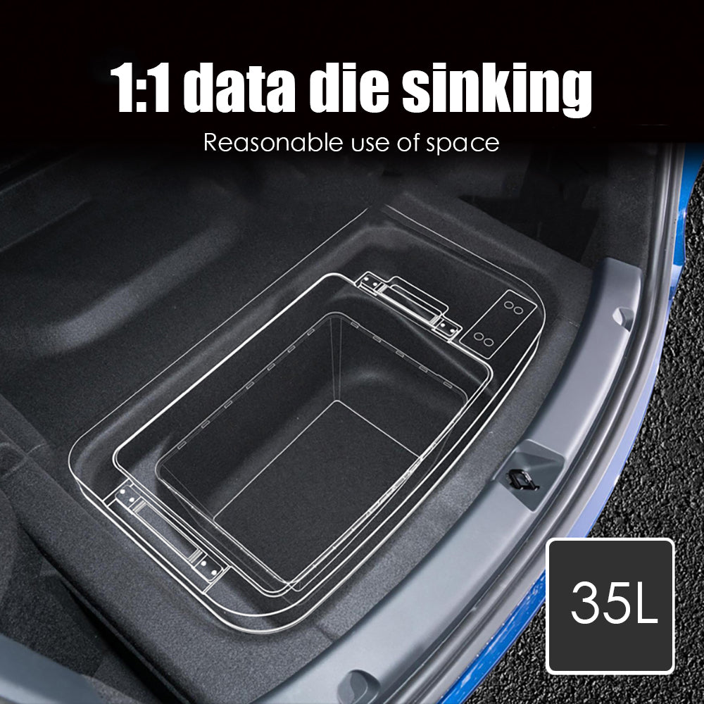 Model Y Trunk 35L verborgen grote koelkast enorme auto koelkast