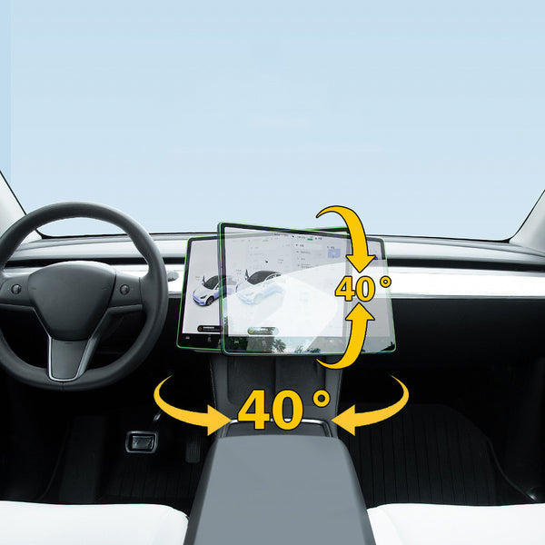 Upgraded 40° Touch Screen Swiveling Mount Kit Rotated Dashboard For Model 3/ Y