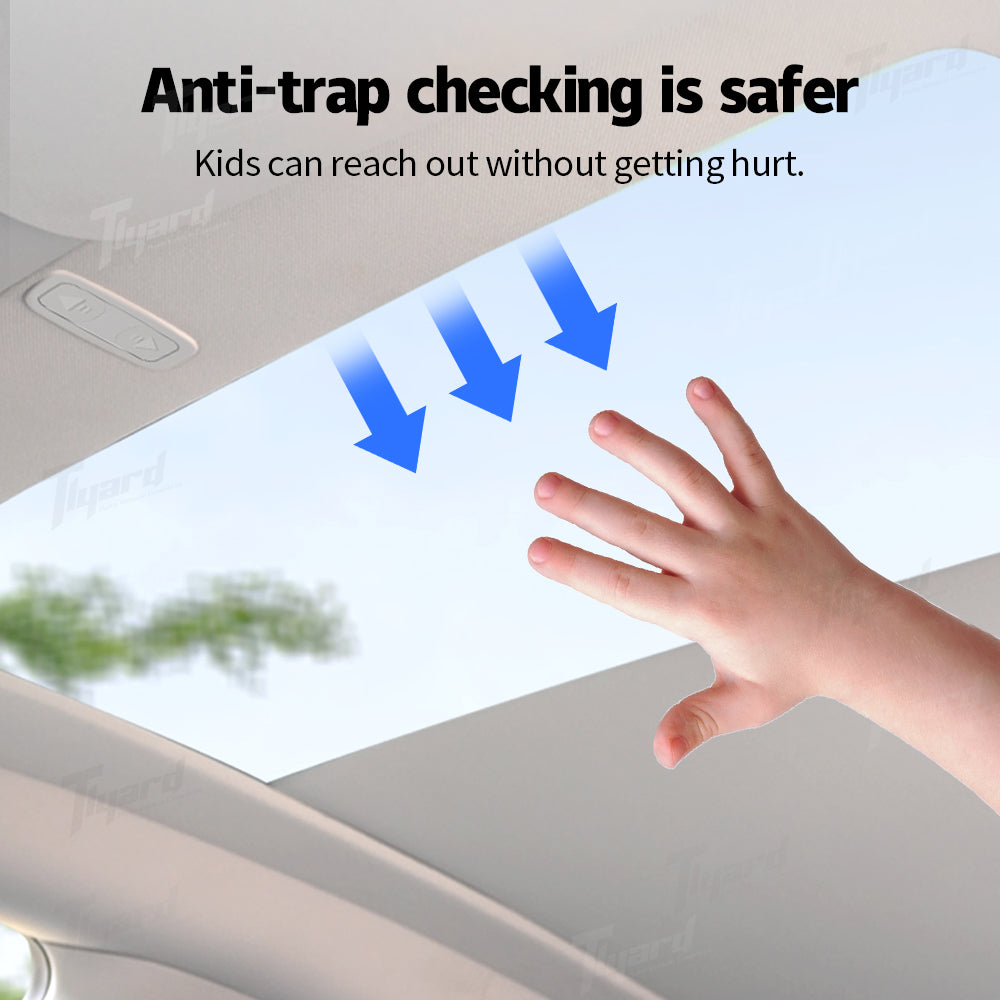 (Pick up Only)Tesla Model Y Voice-Controlled Electric Retractable Telescopic Roof Sunshade Protection Shade