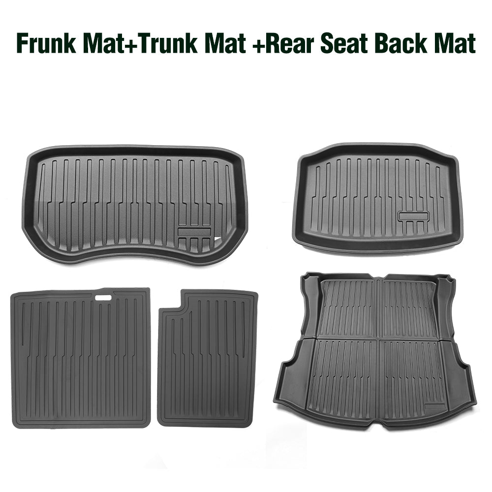 40%OFF-Tesla Model 3 3D Floor Mats Waterproof Frunk Trunk Full Set Mats For All Weather