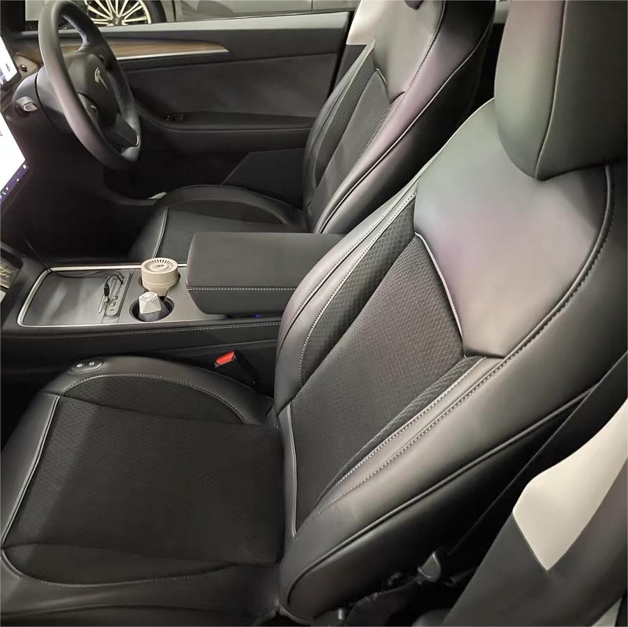 Bamboolady Ice Linen Car Seat Covers Front Seats Only,Cooling Bottom Seat  Covers for Cars,Trucks,Universal Car Seat Cushion Breathable,Ventilated