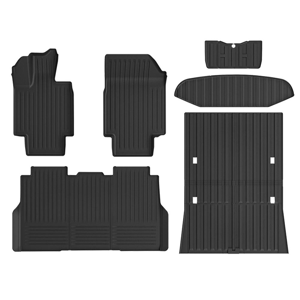 Tesla Cybertruck 3D Floor Mats Waterproof Frunk Trunk Full Set Mats