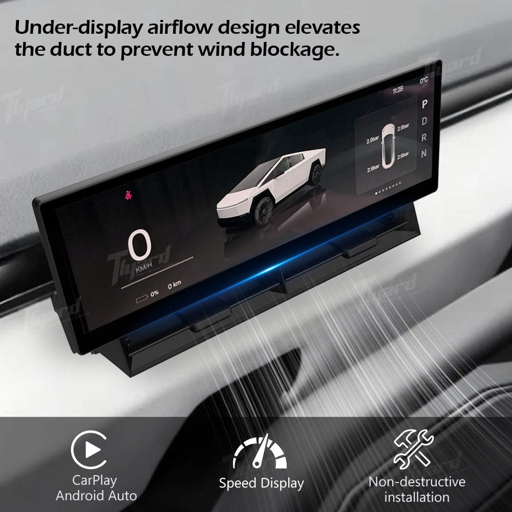 Cybertruck 10.88-inches Instrument Cluster Dashboard Head Up Display