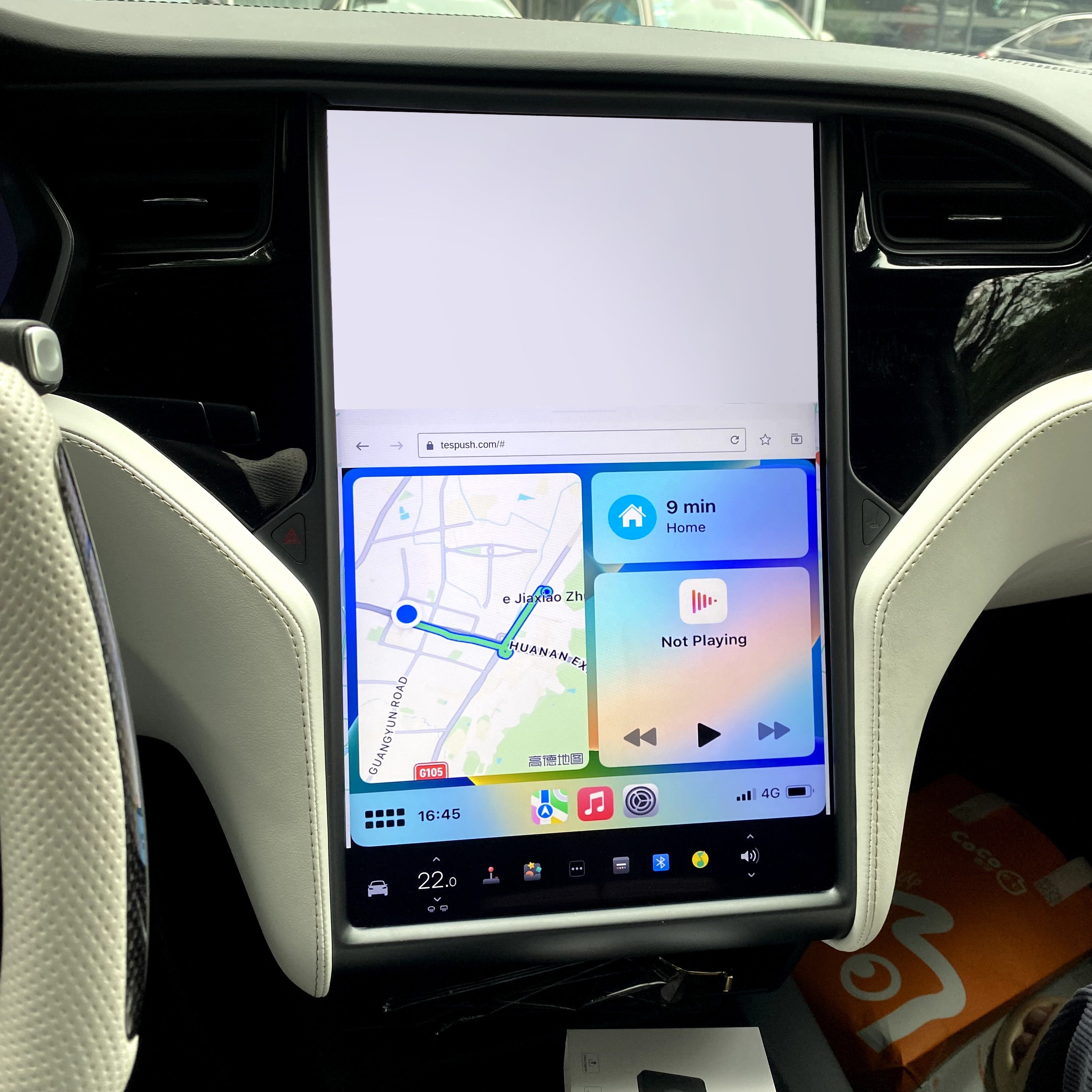 Tesla Wireless CarPlay Android Auto Adapter Box 2.4G + 5G Wifi voor Model 3 & Y & S & X