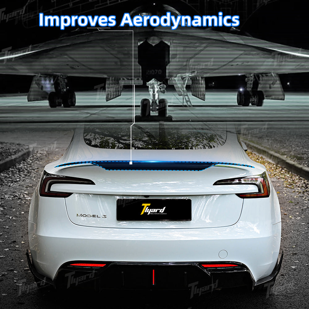 50% Off Model 3 Highland Body Decors Kit With Front and Rear Bumper Lip Trunk Lip