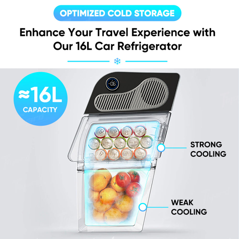 2020-2025 Model Y 16L Built-in Refrigerator Upgrade Compressor Cooler for Model Y Juniper | Tlyard