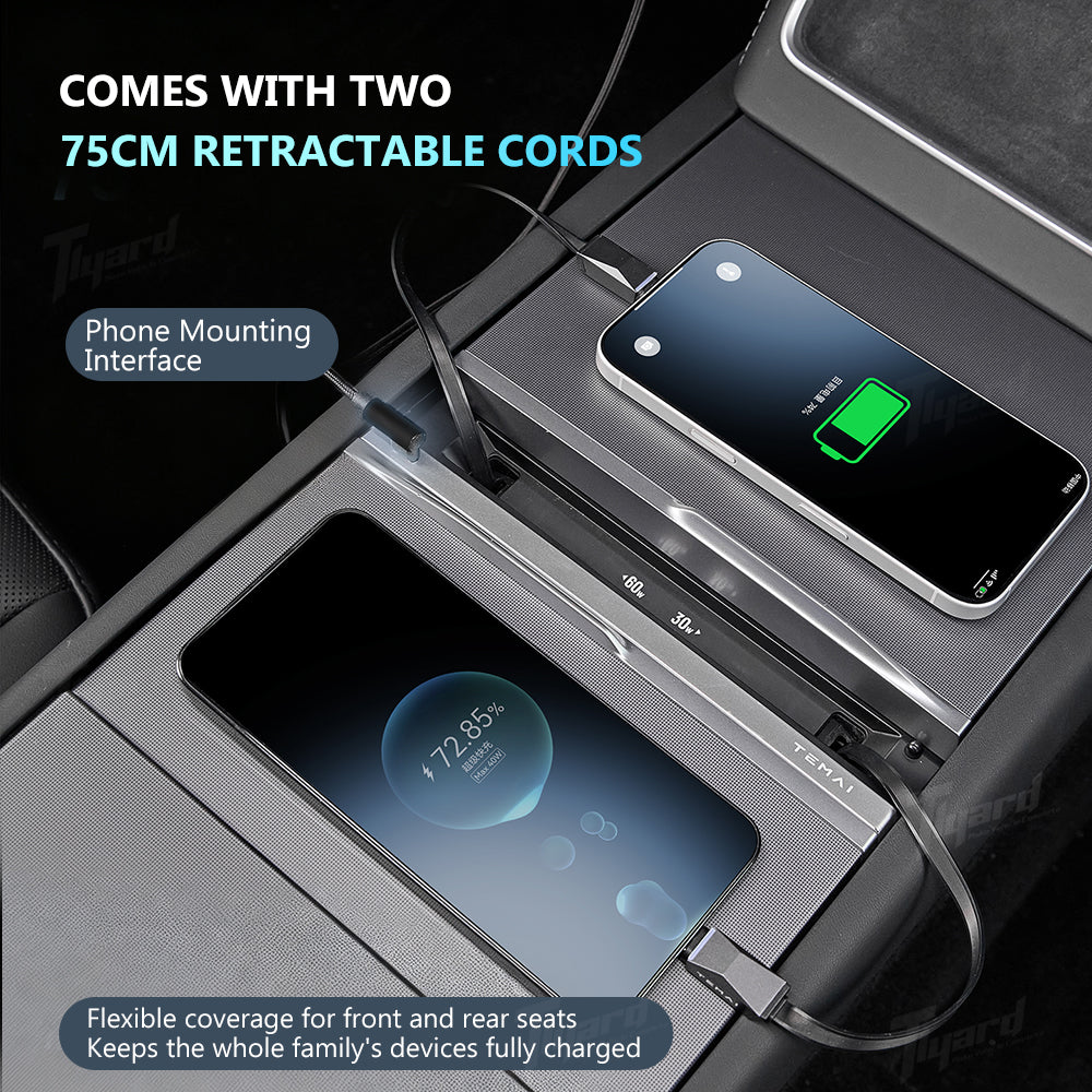 Model Y Juniper/3 Highland GaN USB Hub Fast Charging Docking Station | Tlyard