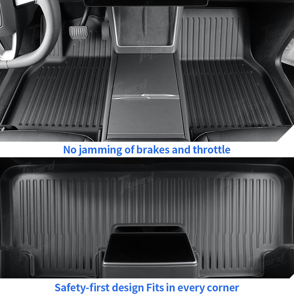 2025+ Model Y Juniper TEP Floor Mat Set Trunk and Floor Mats Non-slip Waterproof & Easy-Clean Durable Car Mats