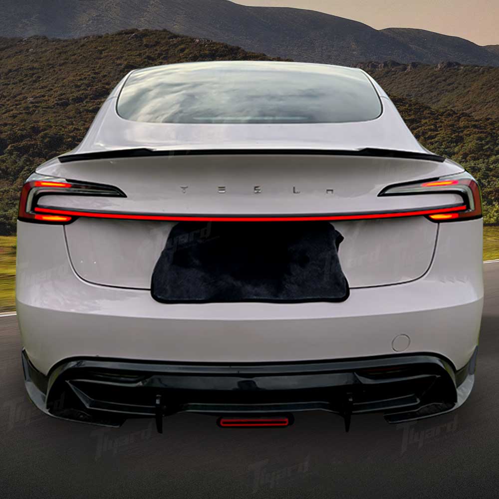 New Tesla Model 3 Highland Tail Light Full-Width Through LED Strip for 2023.10+ Tesla Model 3