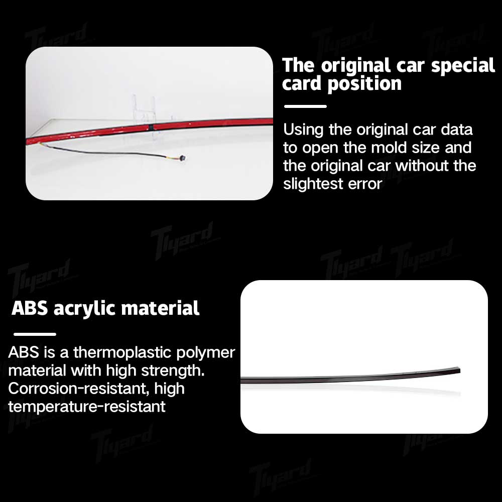 New Tesla Model 3 Highland Tail Light Full-Width Through LED Strip for 2023.10+ Tesla Model 3