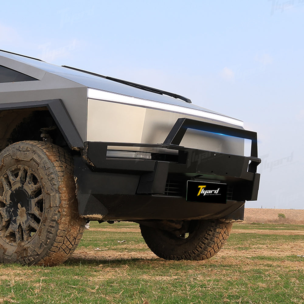 Tesla Cybertruck Front Bumper Guard Steel Bull Bar for Off-Road Upgrade | Tlyard