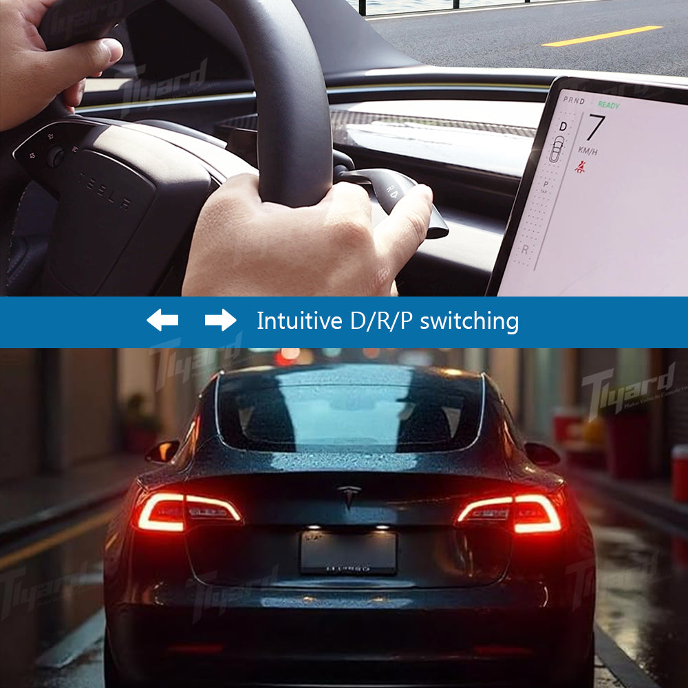 Tesla Model Y Juniper/ 3 Highland Smart Gear Shift Stalk with Digital Instrument Display Upgrade Kit