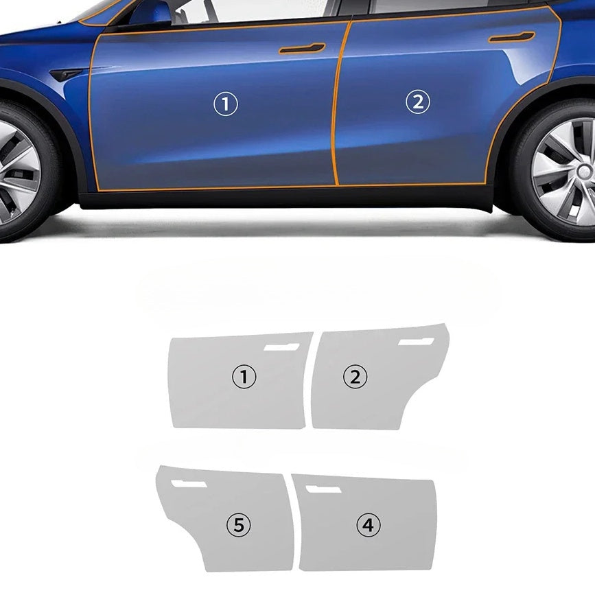 2025+ Tesla Model Y Juniper Clear Pre-cut PPF Kit – TPU Invisible Full Car Paint Protection Film| Tlyard