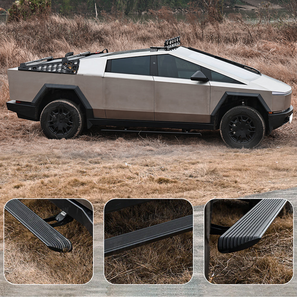 Tesla Cybertruck Power Retractable Running Board Electric Automatic Side Steps for Cybertruck | Tlyard