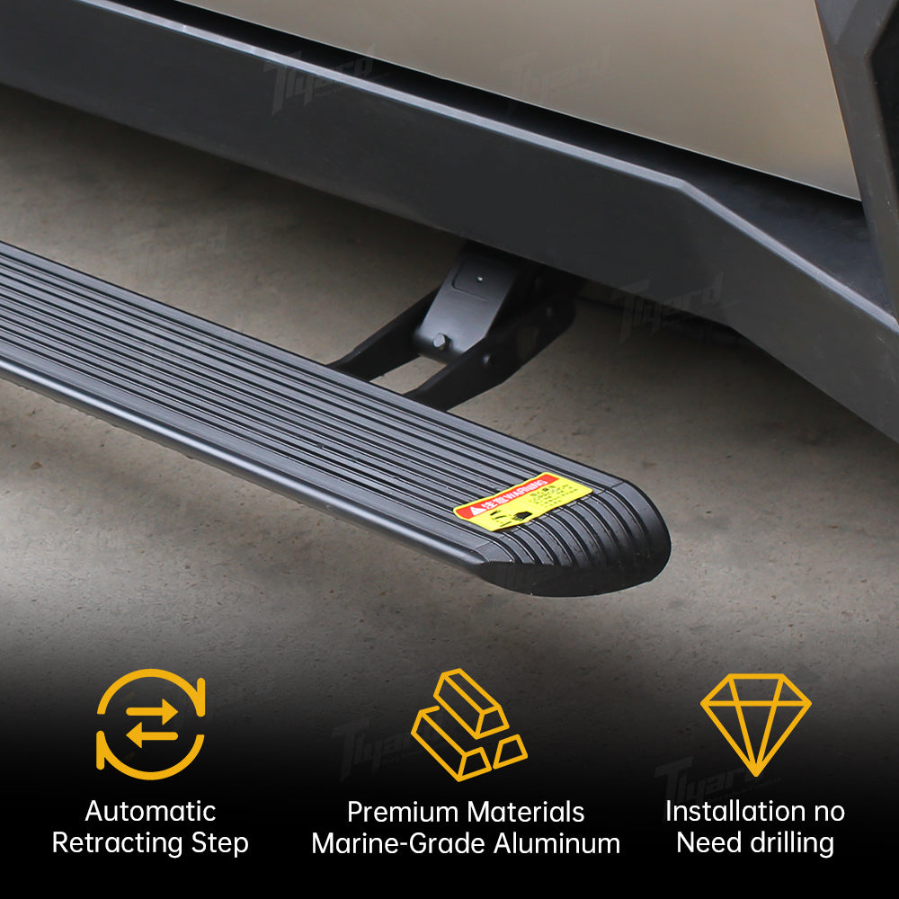 Tesla Cybertruck Power Retractable Running Board Electric Automatic Side Steps for Cybertruck | Tlyard