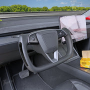 2025+ Tesla Model Y Juniper Yoke Steering Wheel Premium Heated Nappa/Alcatara Steering Wheel Upgrade | Tlyard