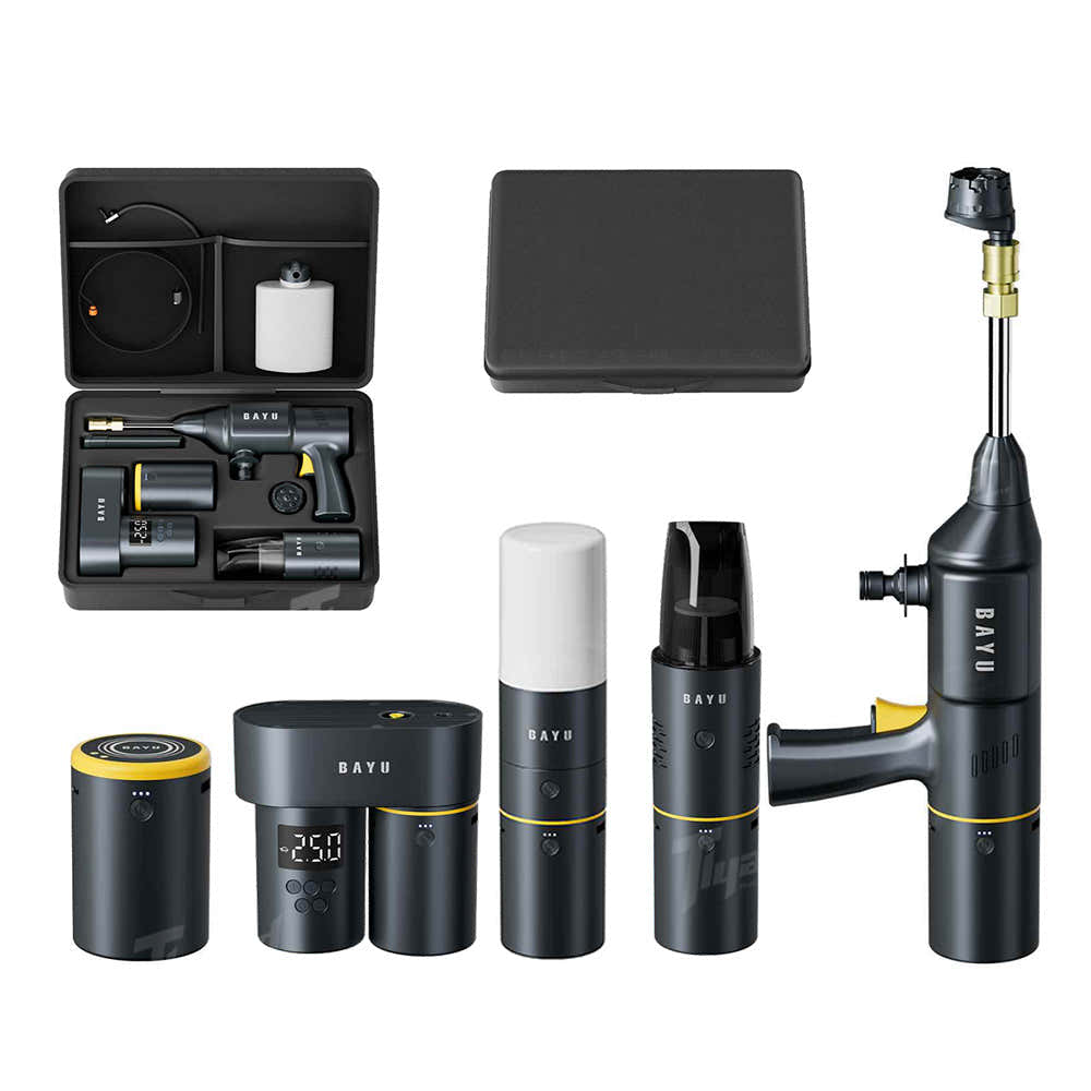 Tlyard Universal 5-in-1 Modular Car Emergency Kit: Modular Tire Inflat