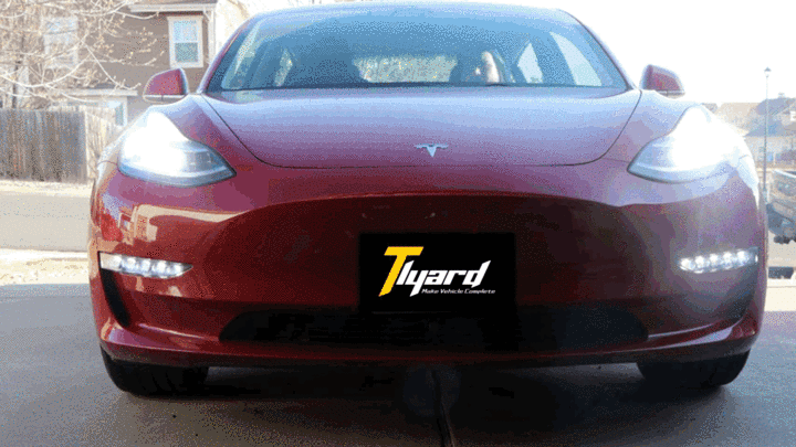 Front vandstyringslampe til Tesla model 3/ Y