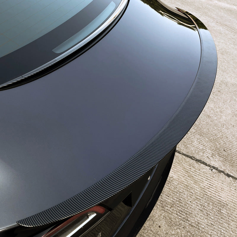 Modelo 3 & Y Spoiler Real Carbon Fiber Trunk Lip Performance Wing