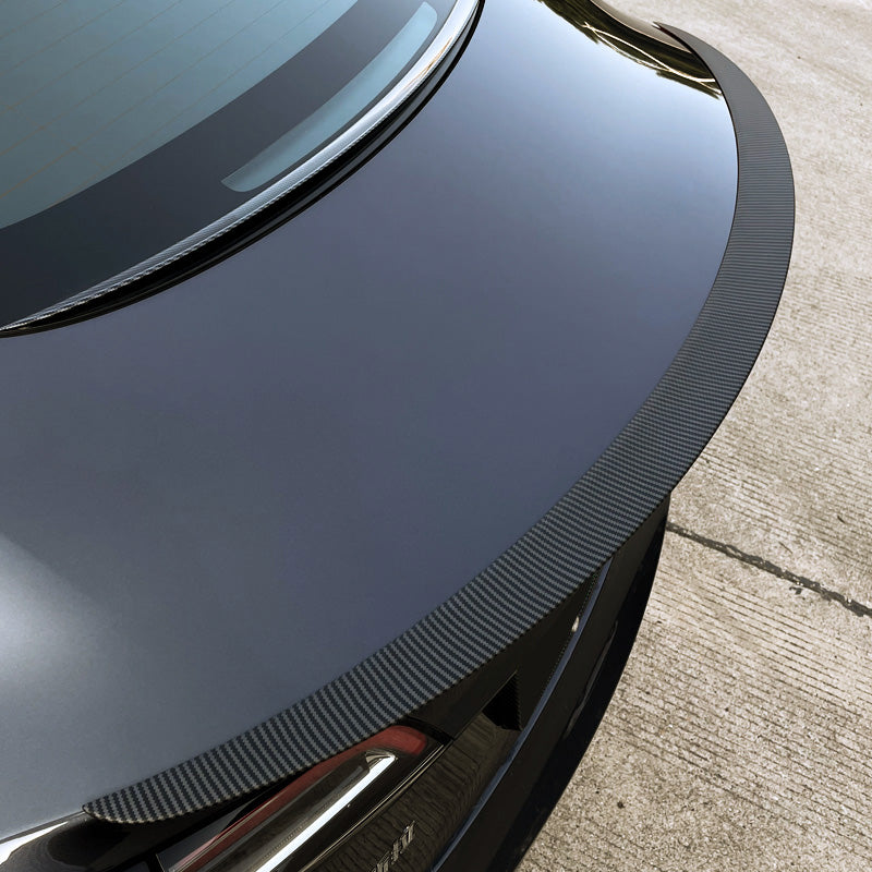 Modelo 3 & Y Spoiler Real Carbon Fiber Trunk Lip Performance Wing
