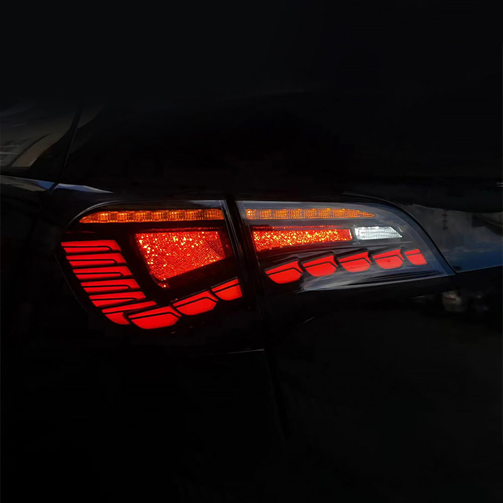 Model 3 & Y Dragon Scale Bakljus Tesla Modifiering