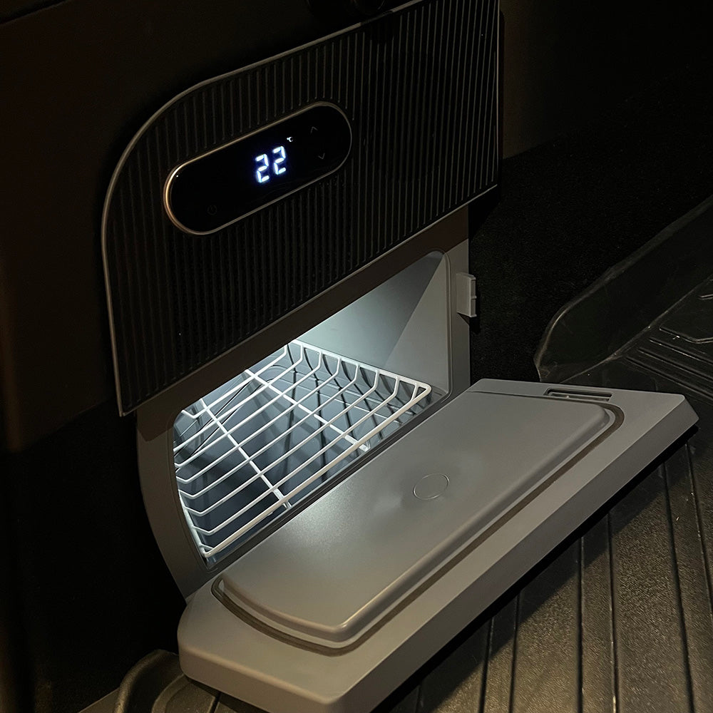 Modelo Y Trunk Hidden Car Refrigerador Refrigerador 15L Gran capacidad Camping Viajar