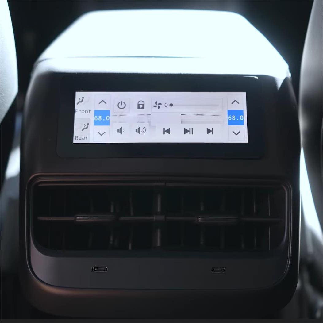 Modell 3 & Y hinten Multimedia LCD-Bildschirm Klimaanlage Steuerung