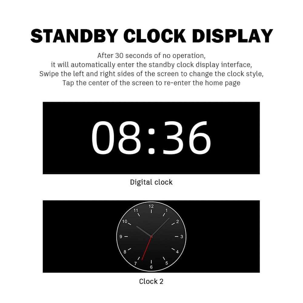 Modell 3 & Y hinten Multimedia LCD-Bildschirm Klimaanlage Steuerung