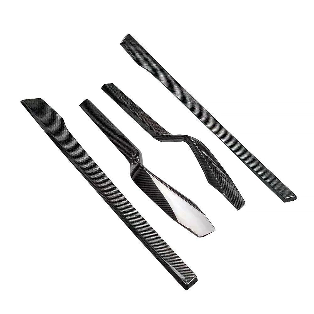 Interior Door Handle Carbon Fiber Conversion Kit For 2019-2021 Model X - Tlyard