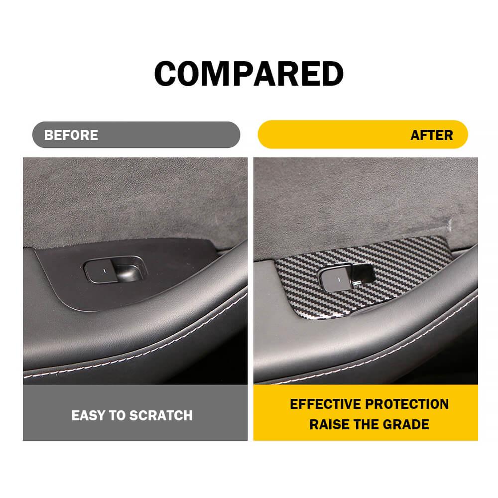 Window & Door Switch Plastic Covers For Model 3/ Y - Tlyard