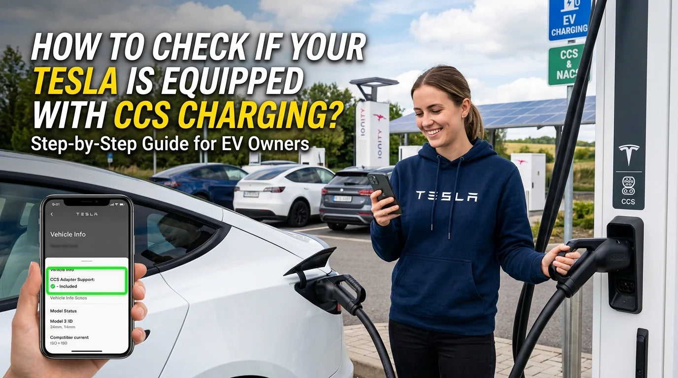 How to Check if Your Tesla Is Equipped with CCS Charging？