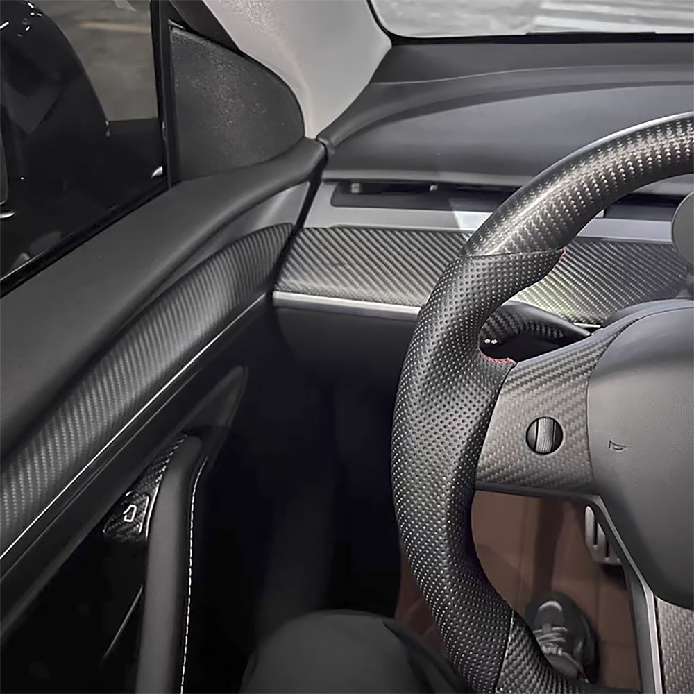 Elevate Your Tesla: The Allure of Real Carbon Fiber Interior and Exterior Decor