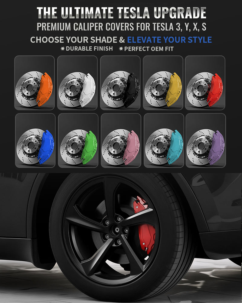 Caliper Covers for Tesla Model 3, Y, S, X & Cybertruck