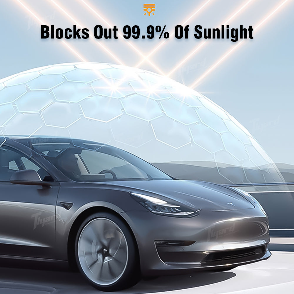 Model Y Electric Retractable Roof Sunshade Sun Protection Shade