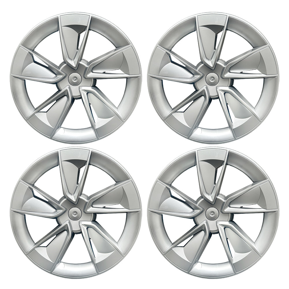 2025+ Model Y Juniper 19” Wheel Covers V-shaped spokes Hubcaps Full Rim Protectors 4 PCS | Tlyard