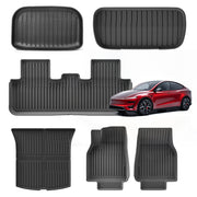 2025+ Model Y Juniper TEP 6PCS Floor Mat Set Trunk and Floor Mats Non-slip Waterproof & Easy-Clean Durable Car Mats