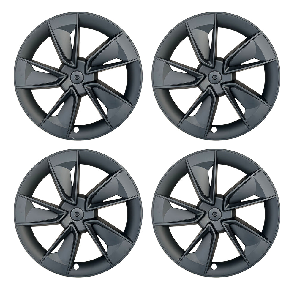 2025+ Model Y Juniper 19” Wheel Covers V-shaped spokes Hubcaps Full Rim Protectors 4 PCS | Tlyard